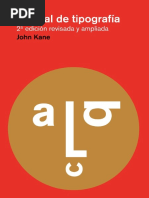 Manual de Tipografía Jhon Kane