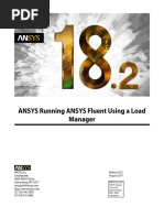 ANSYS Running ANSYS Fluent Using A Load Manager 18.2