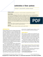 Endocrine Manifestations of Down Syndrome: Review