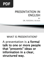 Presentation in English