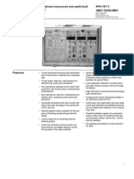 Combined Overcurrent and Earth-Fault Relay: 1MRS 750425-MBG Spaj 321 C