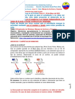 Guia 3 Segundo Periodo Grado Sexto Tema Manejo de Archivos y Carpetas