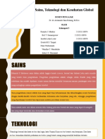 Sains, Teknologi Dan Kesehatan Global - R1B - Kelompok 5