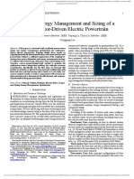 Optimal Energy Management and Sizing of A Dual Motor-Driven Electric Powertrain