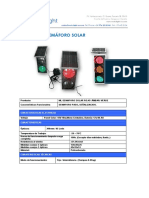 Semaforo Solar Rojo Ambar Verde