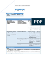 Planificación de Sesión de Aprendizaje