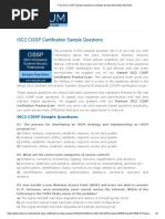 Free ISC2 CISSP Sample Questions and Study Guide - EDUSUM - EDUSUM