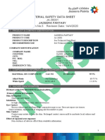 Jazeera Fantasy - MSDS