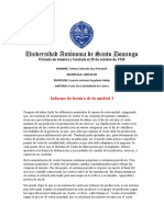 Informe de Lectura Unidad 2