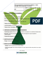 Ficha de Informações de Segurança de Produtos Químicos - Fispq Conforme NBR 14725, de Julho/2001 e 91/155 EC