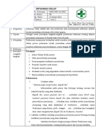 Sop Informasi Delay