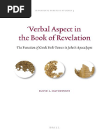 (Linguistic Biblical Studies 4) David L. Mathewson - Verbal Aspect in The Book of Revelation - The Function of Greek Verb Tenses in John's Apocalypse-BRILL (2010)