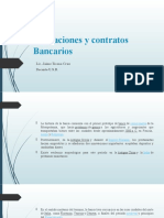 Operaciones y Contratos Bancarios