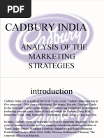 Cadbury India: Analysis of The Marketing Strategies