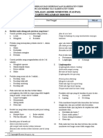 Soal UAS Kelas 2 Tema 5 Tahun 2020