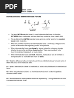 Introduction To Intermolecular Forces