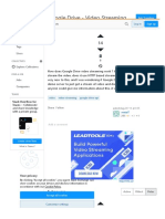 Google Drive Video Streaming: 5 Answers