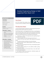 Detailed Engineering Design of Self-Supported Flare Stack Unit