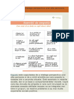 Empatie-Capacitatea de A Intelege Perspectiva Unei Alte Persoane