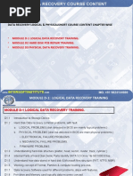 Data Recovery Logical & Physicalshort Course Content Chapter Wise