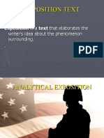 Analytical Exposition