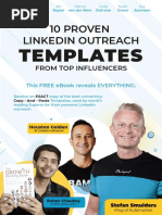 Ebook TOP 10 Proven LinkedIn Outreach Templates