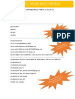 Script para Habilitar Los Puertos de Un Cpe