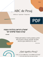 El ABC de Pesaj - Shiur 1