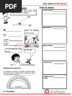 GEOMETRÍA-Ángulos Primaria