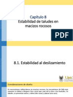 Capítulo 8 Estabilidad de Taludes en Macizos Rocosos