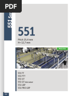 551 LBP Pro: Pitch 25,4 MM H 12,7 MM