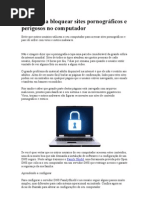 Aprenda A Bloquear Sites Pornográficos e Perigosos No Computador