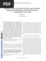 Effortful Control, Executive Functions, and Education: Bringing Self-Regulatory and Social-Emotional Competencies To The Table