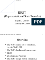 (Representational State Transfer) : Roger L. Costello Timothy D. Kehoe