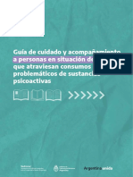 Guía de Cuidado y Acompañamiento A Personas en Situación de Calle Que Atraviesan Consumos Problemáticos de Sustancias Psicoactivas