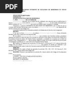 Modelo Promoviendo Incidente de Exclusion de Herederos en Juicio Intestamentario