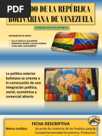 Acuerdo de La República Bolivariana de Venezuela