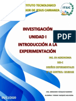 Introducción A La Experimentación