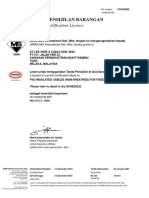 Lesen Pensijilan Barangan: Product Certification Licence