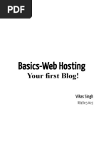 Basics-Web Hosting: Your First Blog!