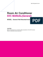 Room Air Conditioner: SVC MANUAL (General)