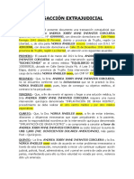 Transacción Extrajudicial Andrea Infantes