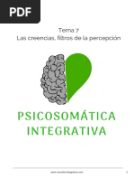 Tema 7. Curso Psicosomática Integrativa