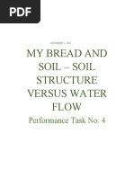 My Bread and Soil - Soil Structure Versus Water Flow