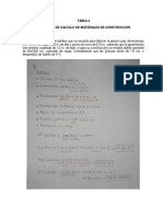 Tarea 4 Ejercicios de Calculo de Materiales de Construccion