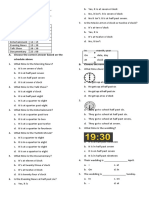 A. Choose The Correct Answer Based On The Schedule Above B. Choose The Correct Answer