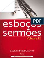 Esboços de Sermoes - Volume 3