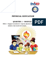 Physical Education: Quarter 1 - Module 1