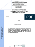 Cuadro Sinoptico Sobre Recoleccion de Datos