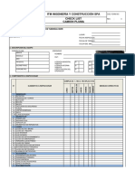 FORM-001 - Check List Pluma